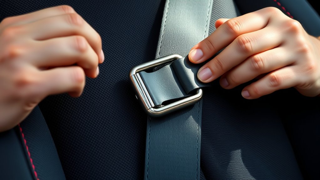 adjust car seat straps