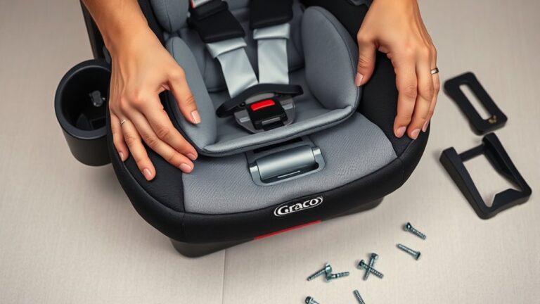 reassemble graco car seat