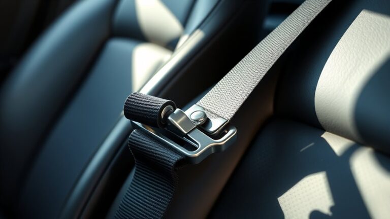 unlocking jammed car belts